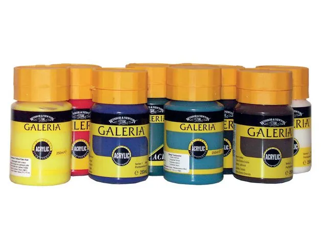 akrylmaling, vannbasert, 250 ml, assorterte farger