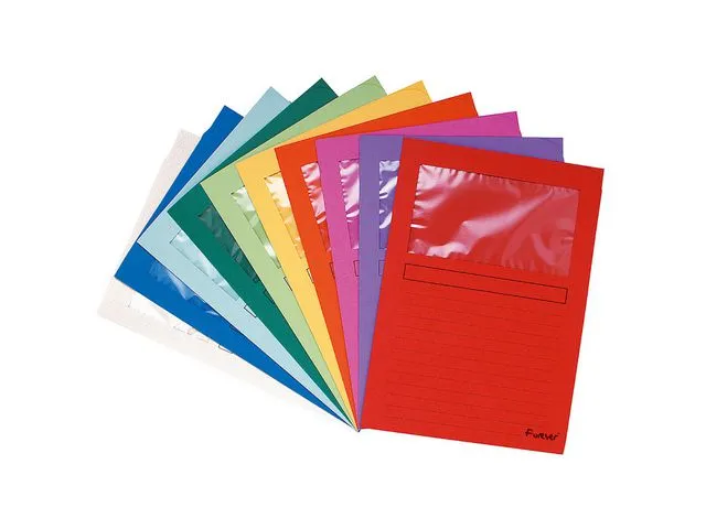 Exacompta Aktomslag EXACOMPTA vindu 130g ass (100)