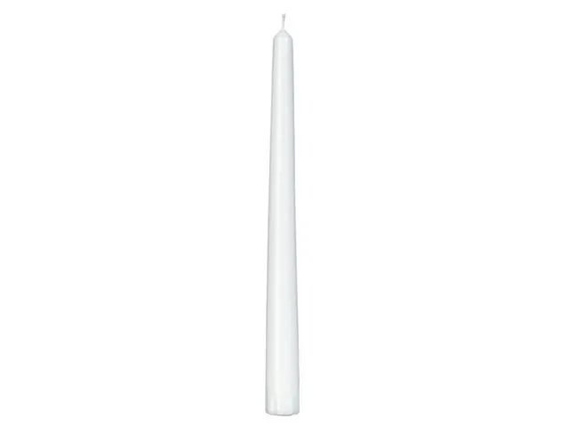 Duni Antikklys DUNI 25cm hvit (50)