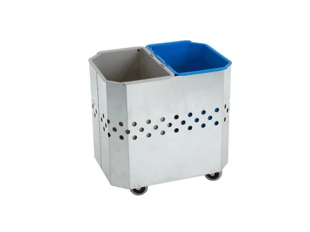 HYKAB Avfallsbeholder HYKAB Putte 2x9L Zink