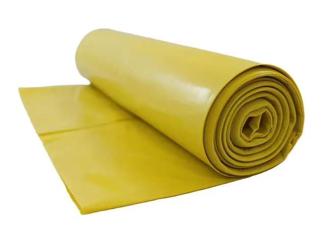 Avfallssekk LD-PE 77x130cm 150my gul(10)