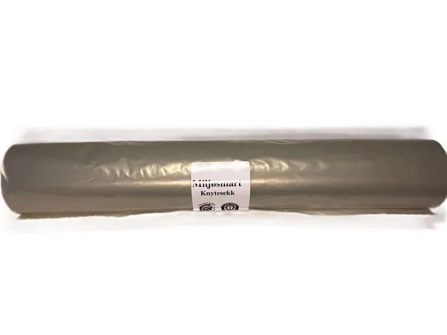Avfallssekk knyte 85x155cm 55my tran(10)