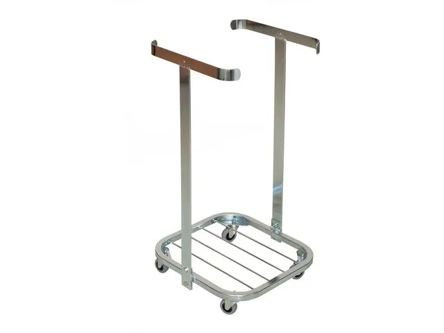 HYKAB Avfallsstativ HYKAB stål m/75mm hjul