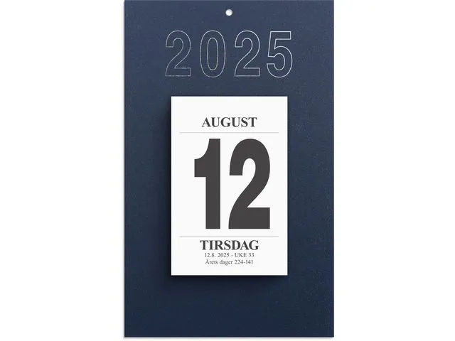 Grieg Avrivningskalender GRIEG 25 med. m/plate