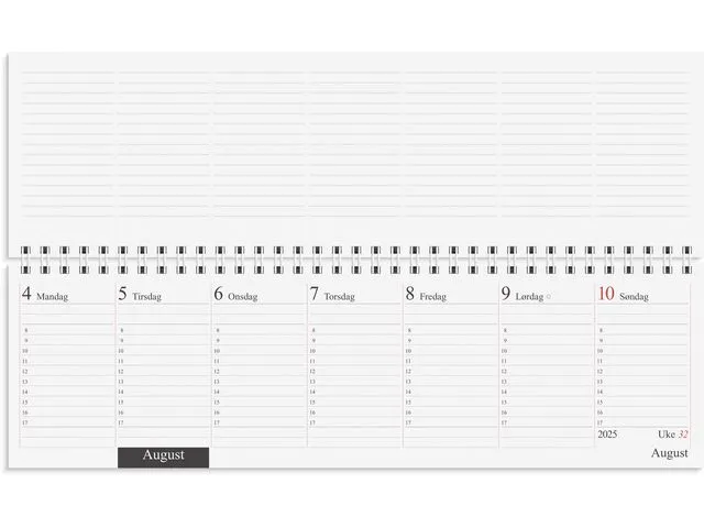 Grieg Avtalekalender GRIEG 2025 spiral