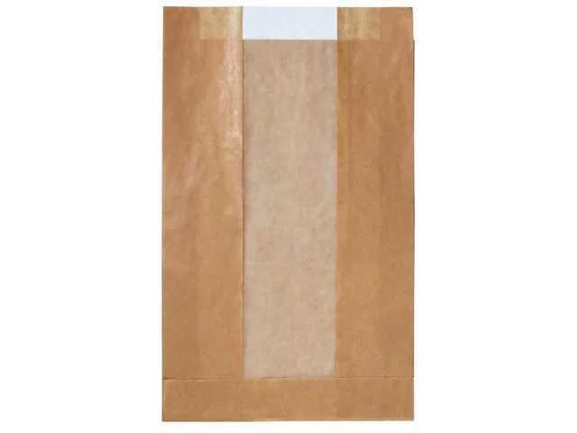 Bakerpose vindu 190/55x290mm brun (1000)