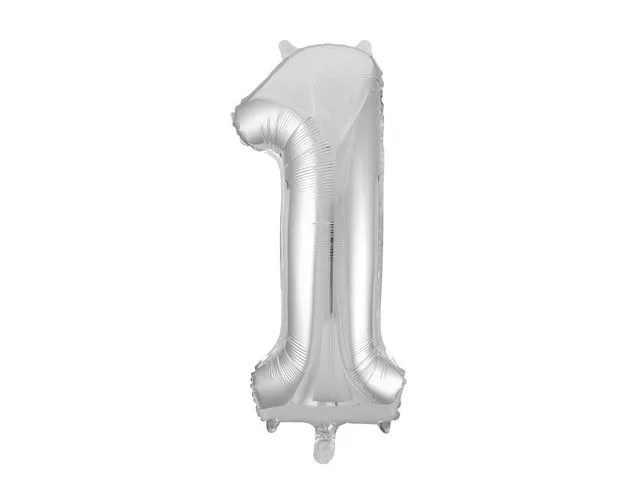 JOKER Ballong folie 86cm tall 1 sølv