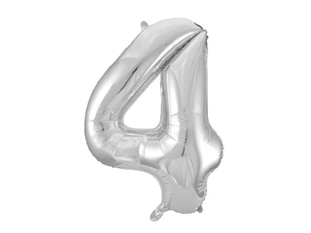 JOKER Ballong folie 86cm tall 4 sølv