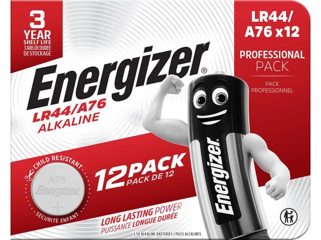 Energizer Batteri ENERGIZER LR44 Alk (12)