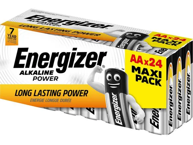 Energizer Alkaliske Classic AA / LR6 ikke-oppladbare batterier i pakke med 24