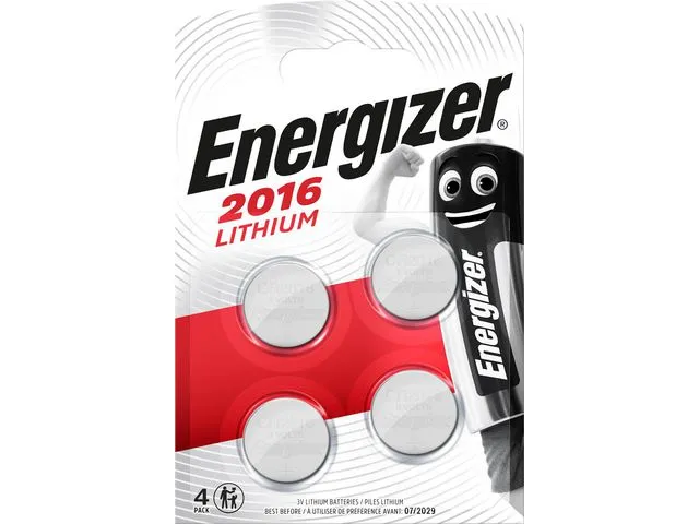 Energizer 2016 knappcellebatteri av litiumtype