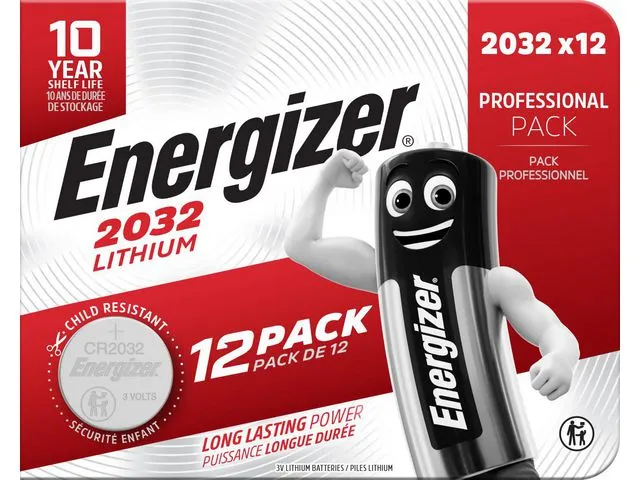 Energizer Batteri ENERGIZER CR2032 Lithium (12)