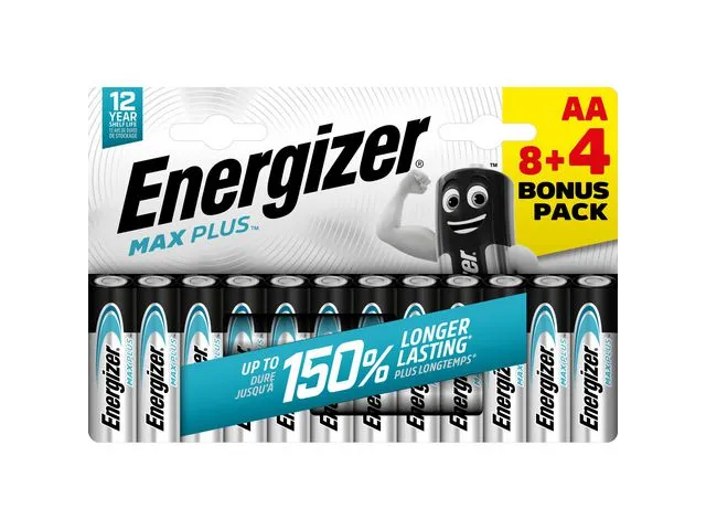Energizer Batteri ENERGIZER Max Plus AA (12)