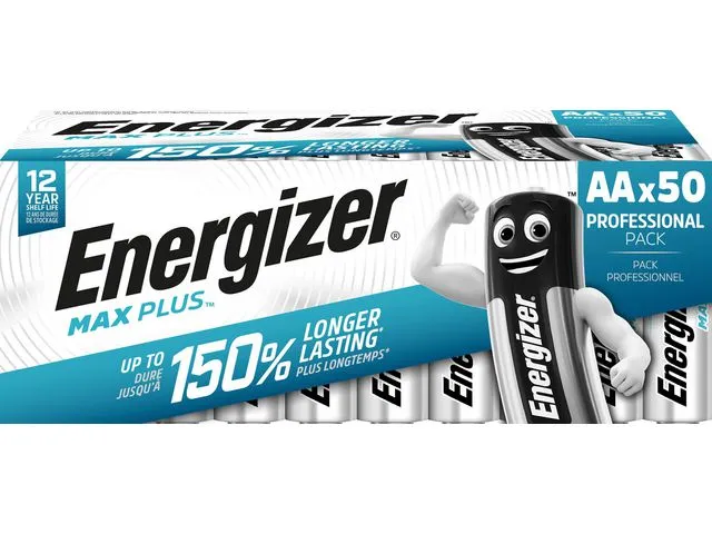Energizer Batteri ENERGIZER max plus AA(50)
