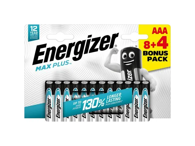 Energizer Batteri ENERGIZER Max Plus AAA (12)