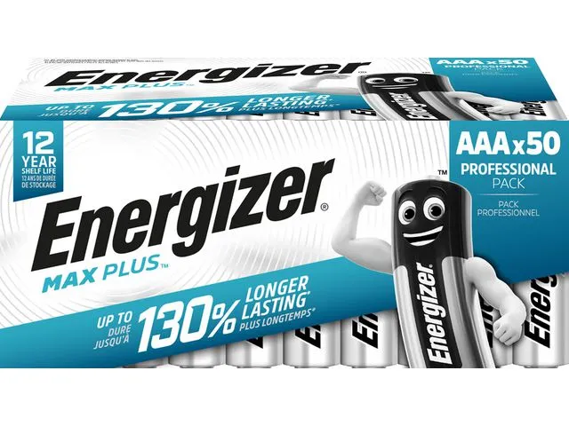 Energizer Batteri ENERGIZER max plus AAA(50)