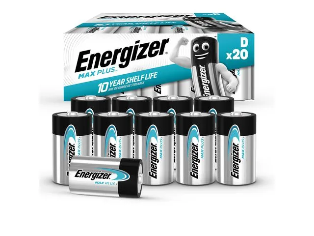 Energizer Batteri ENERGIZER Max Plus D (20)