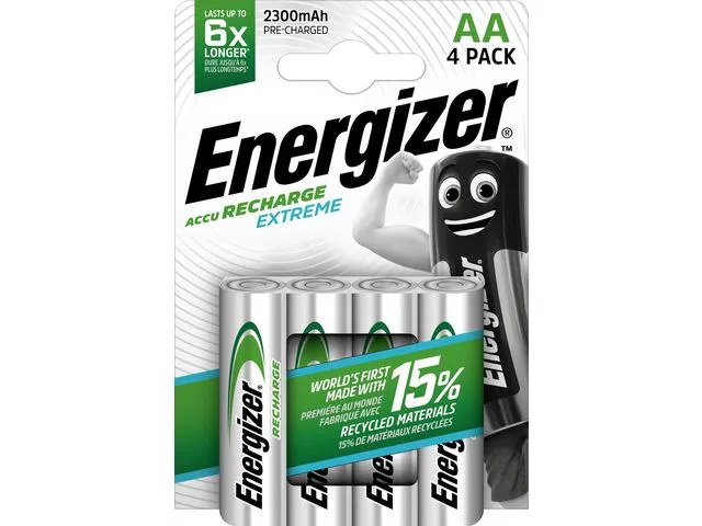 Energizer Batteri Oppladbart ENERGIZER AA/NH15(4)