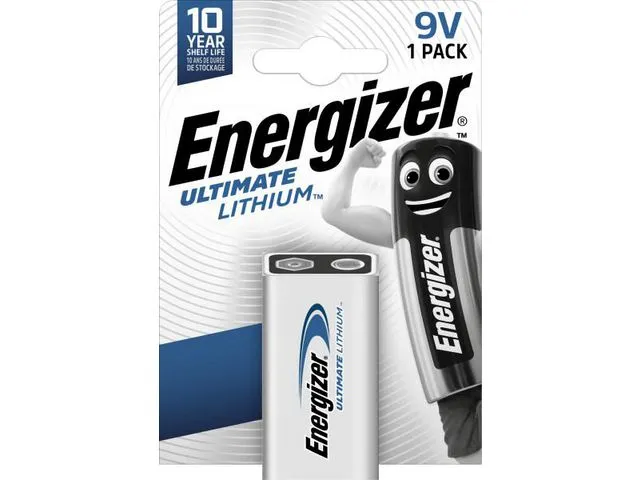 Energizer Batteri U.Lithium 9V