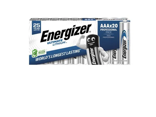 Energizer Batteri ENERGIZER U.Lithium AAA (20)