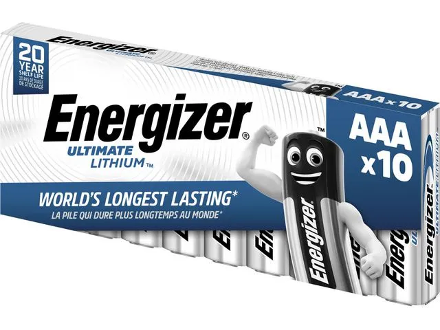 Energizer Batteri ENERGIZER Lithium L92/AAA DP(10)