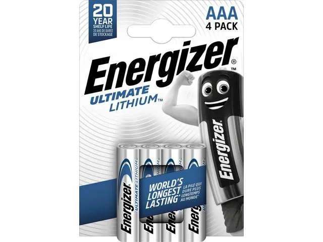 Energizer Batteri ENERGIZER U.Lithium AAA/LR03 (4)