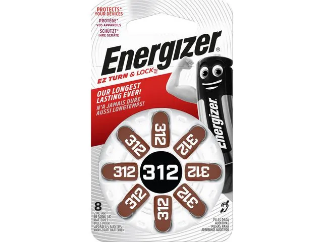 Energizer Batteri ENERGIZER høreapparat ZA 312