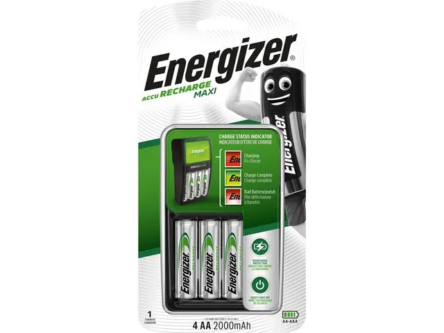 Energizer Batterilader ENERGIZER Maxi + 4AA2000mAh