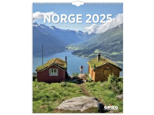 Grieg Billedkalender GRIEG 2025 Norge