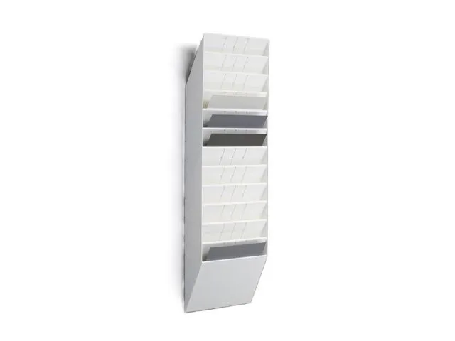 Durable Blanketthylle DURABLE A4 ligg 12rom hvit