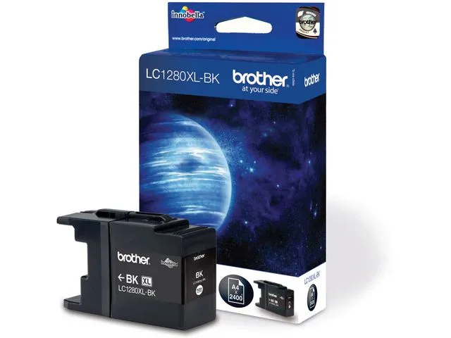 Brother blekkpatron LC1280XL BK Innobella™-blekk, stor kapasitet, svart, enkeltpakke, LC-1280XLBK