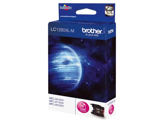 Brother blekkpatron LC1280XL M Innobella™-blekk, stor kapasitet, magenta, enkeltpakke, LC-1280XLM