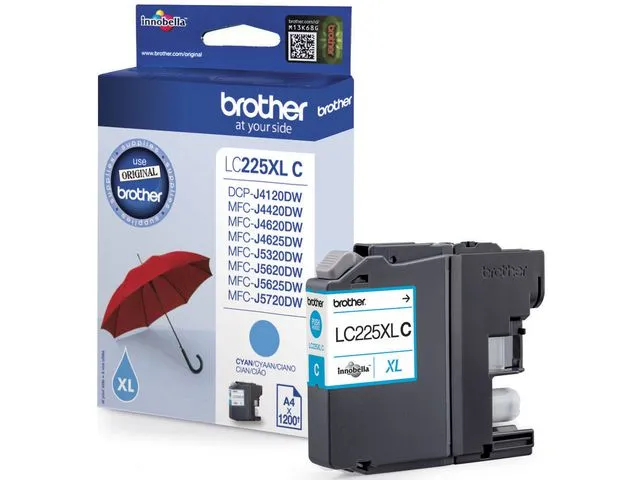 Brother Blekk BROTHER LC225XLC HC cyan