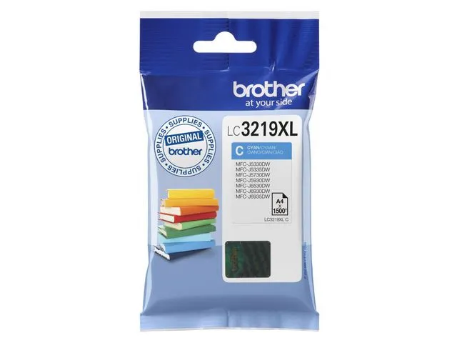 Brother Blekk BROTHER LC3219 XL C blå