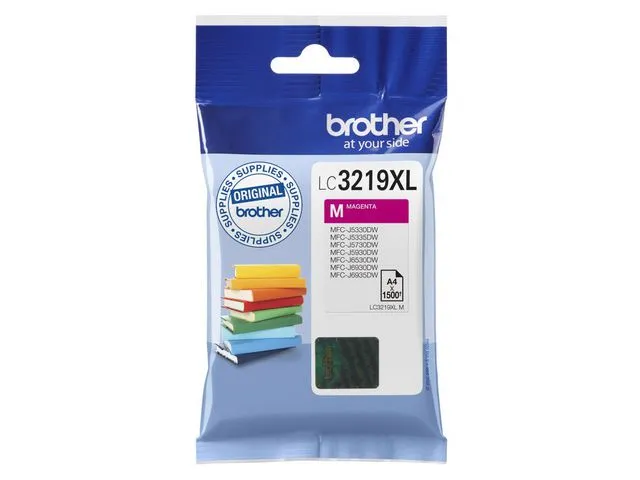 Brother Blekk BROTHER LC3219 XL M rød