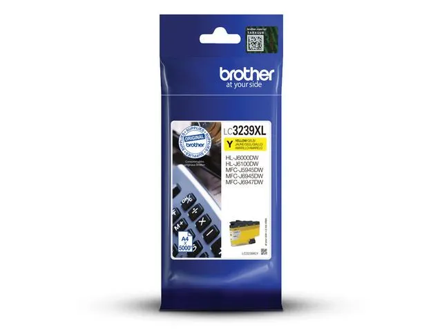 Brother Blekk BROTHER LC3239XLY gul