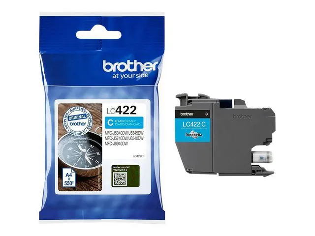 Brother Blekk BROTHER LC422C Cyan