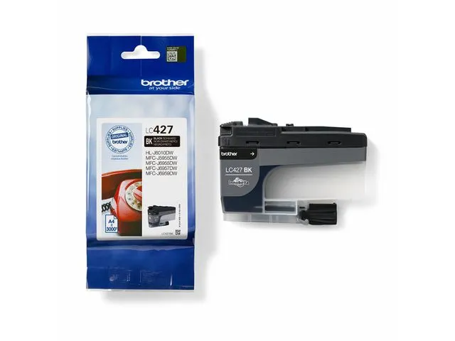 Brother Blekk BROTHER LC427BK Sort