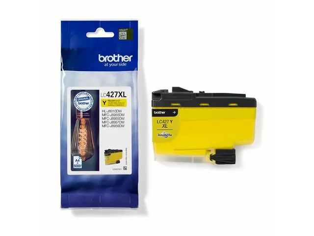 Brother Blekk BROTHER XL LC427XLY Gul