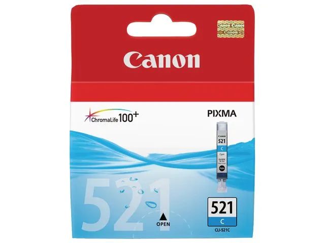 Canon blekkpatron, CLI-521C, cyan