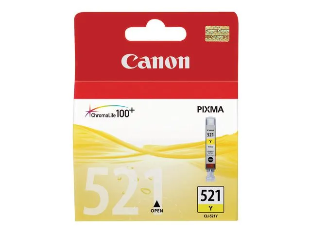 Canon blekkpatron, CLI-521, gul