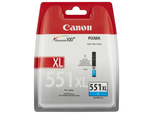 Canon Blekk CANON CLI-551XL C blå