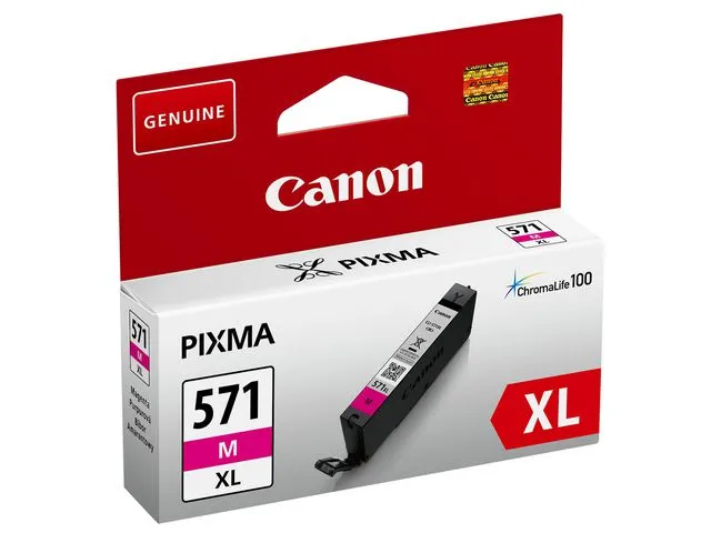 Canon Blekk CANON CLI-571XL M rød