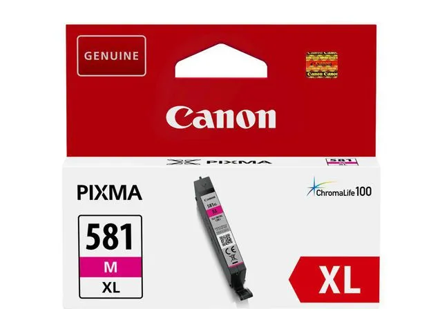 Canon Blekk CANON CLI-581XL rød