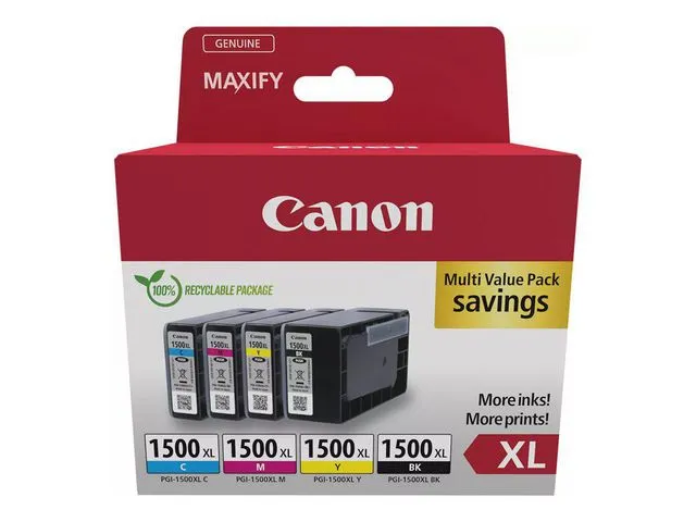 Canon Blekk CANON PGI-1500XL BK/C/M/Y (4)