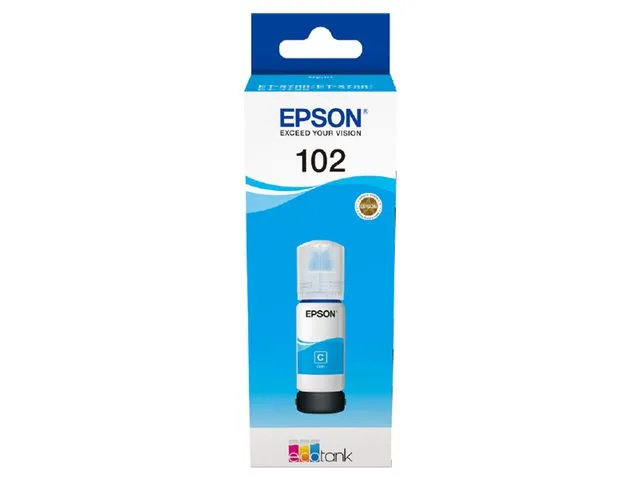 Epson Blekk EPSON 102 EcoTank Cyan