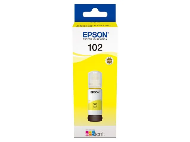 Epson Blekk EPSON 102 EcoTank gul