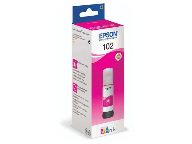 Epson Blekk EPSON 102 EcoTank rød