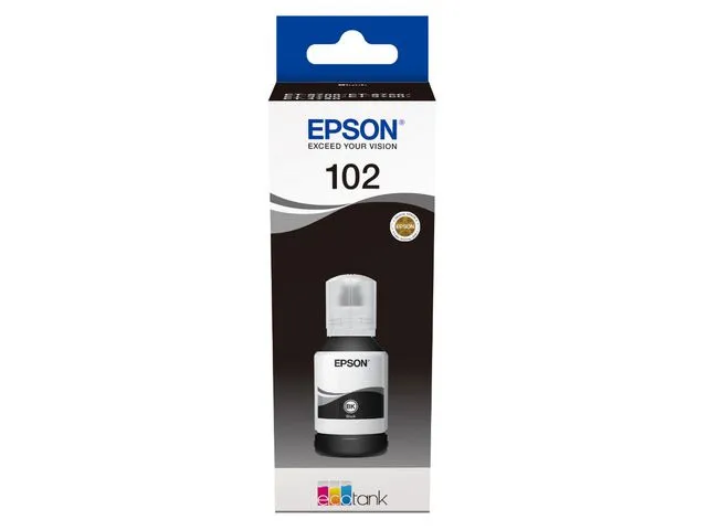 Epson Blekk EPSON 102 EcoTank sort
