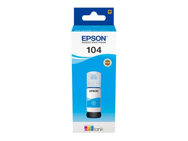 Epson Blekk EPSON 104 EcoTank Cyan
